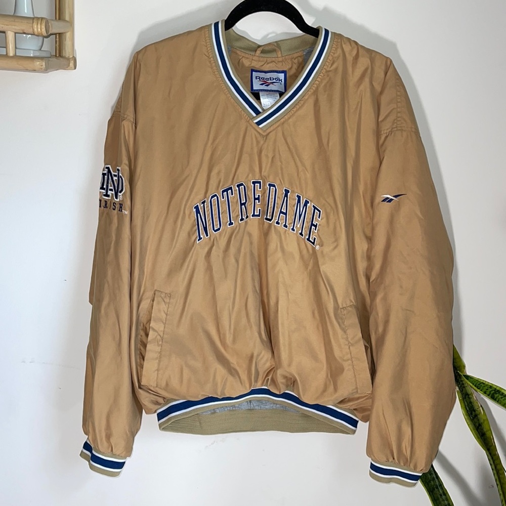 Vintage Reebok Norte Dame Pullover